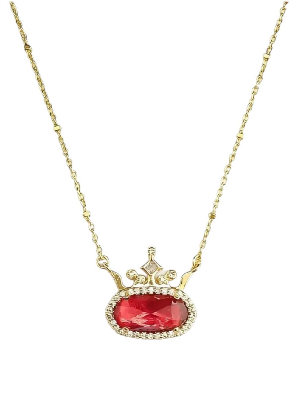 Kendra Scott Disney Elisa Princess Crown Positive Necklace